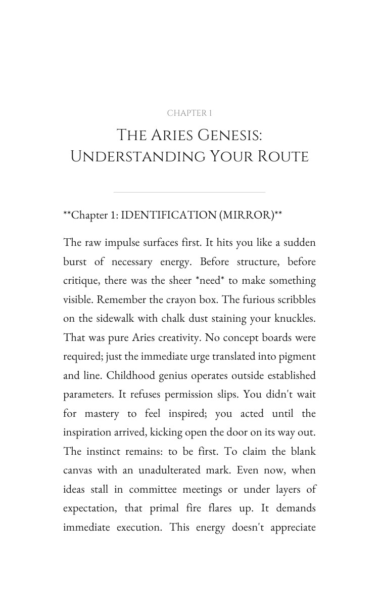 2026 Aries Creativity Toolkit: Amplify Your Path Year interior preview