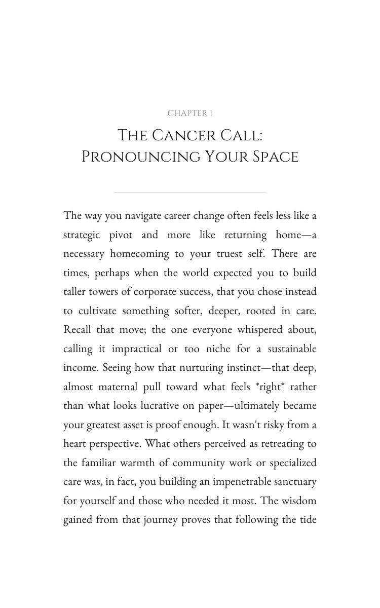 2026 Cancer: Career Transition Evolution: Your Craving Year Revolution interior preview