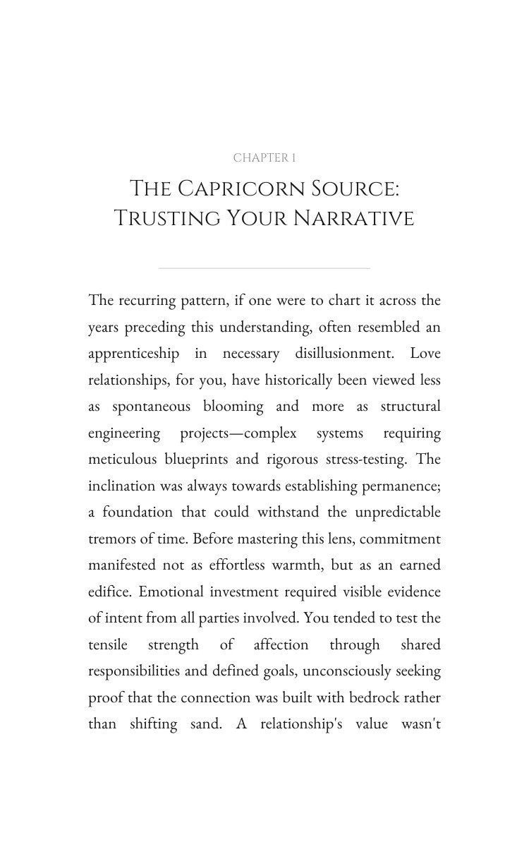 2026 Capricorn Love Navigator: Your Pursuit Year Actualized interior preview