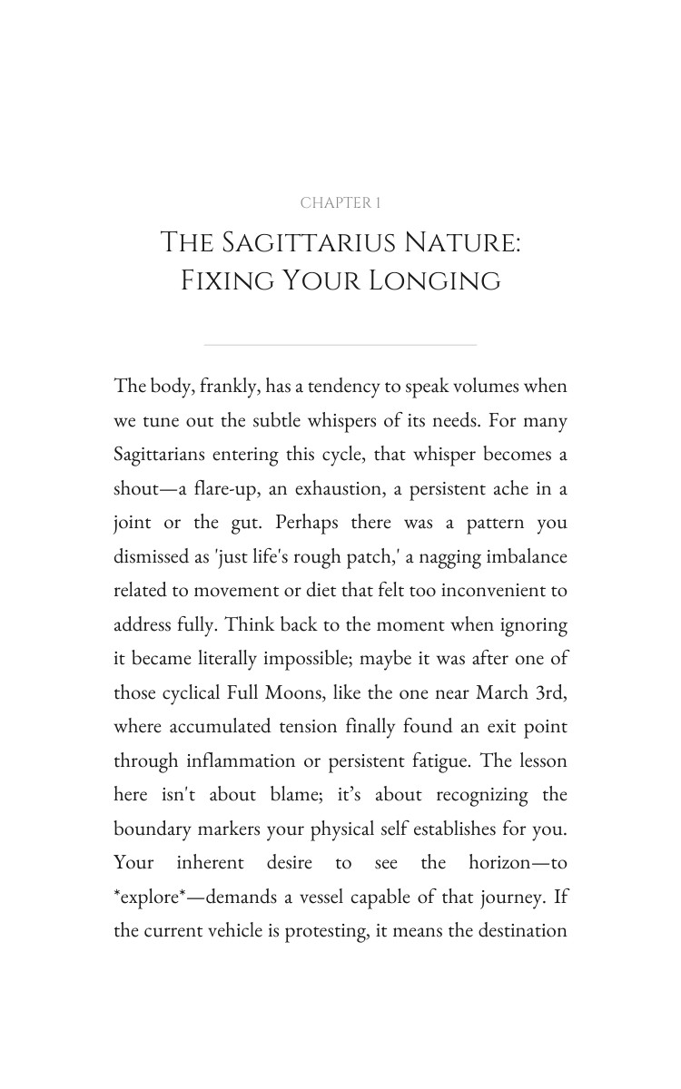 2026 Health Strategy: Sagittarius: Optimize Your Practice Year interior preview