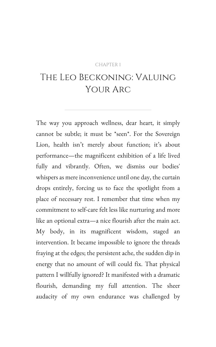 2026 Leo: Health Realization: Unlock Your Hope Year interior preview