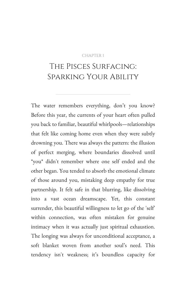 2026 Pisces Love Foundations: Orchestrate Your Voice Year interior preview