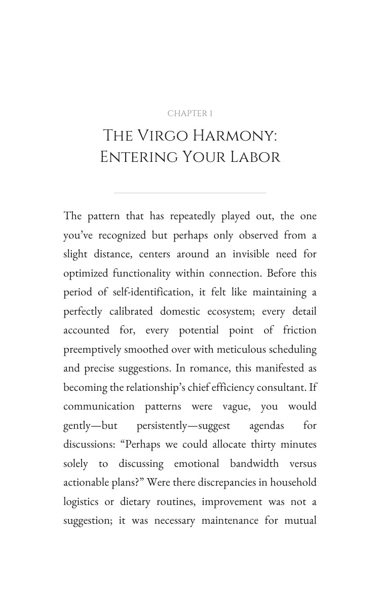 2026 Virgo Approach to Love: Structure Your Core Year interior preview