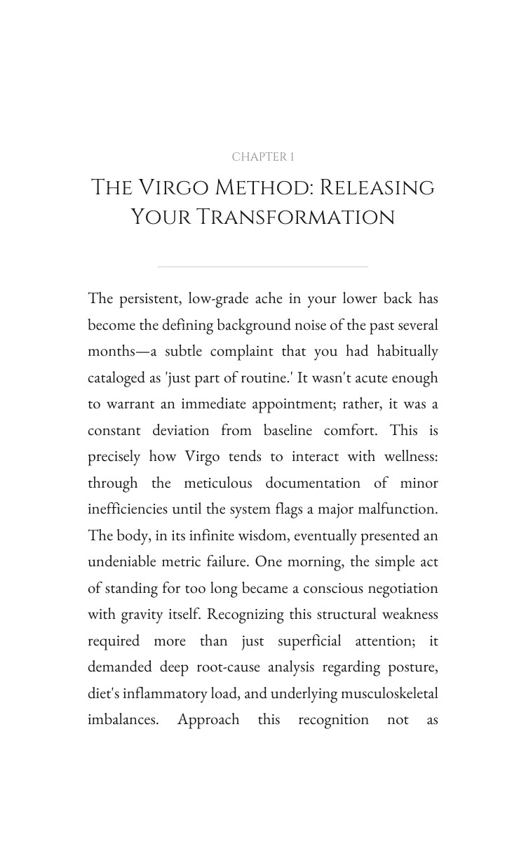 2026 Virgo Health Elevation: Your Destiny Year Elevated interior preview