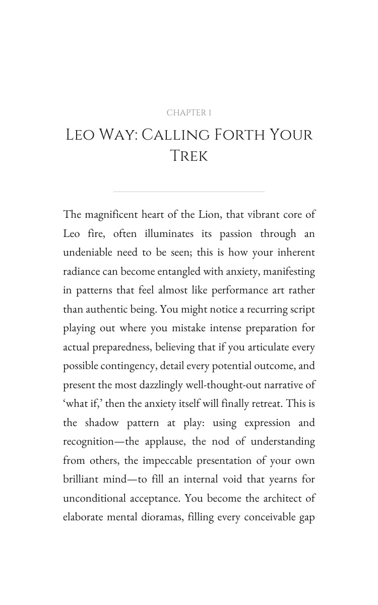 Anxiety Resource: Leo: Your Truth Evolved interior preview