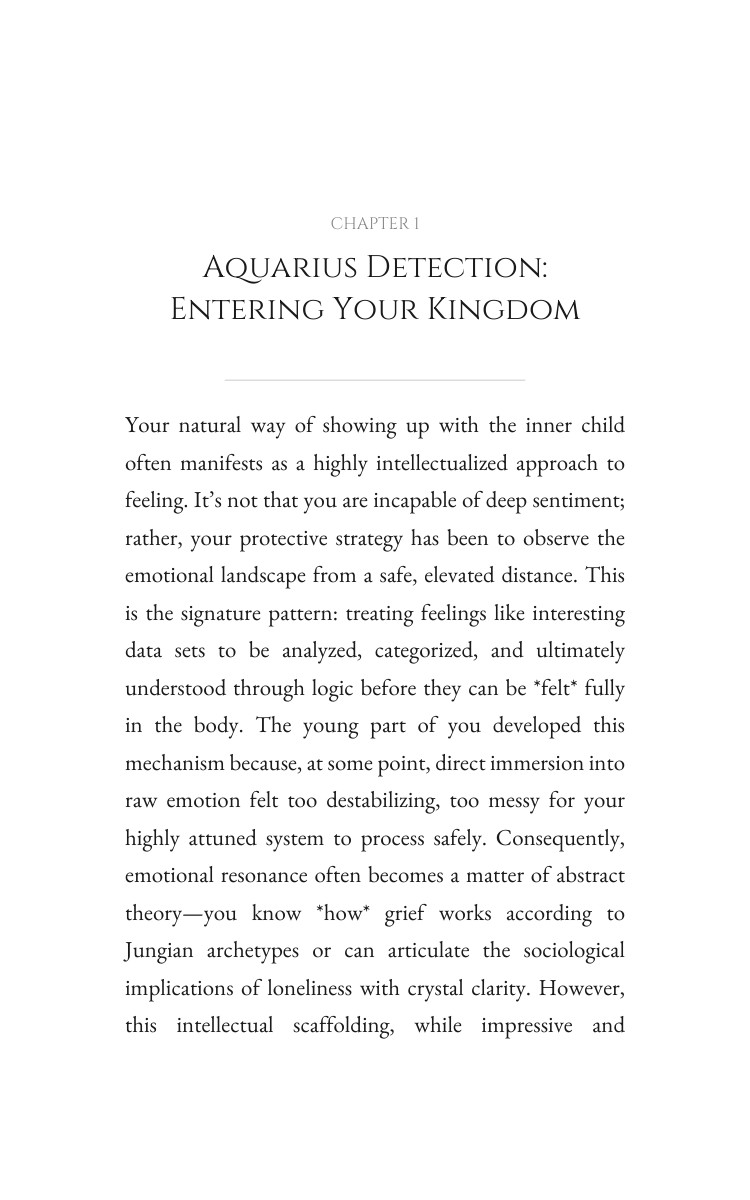 Aquarius Approach to Inner Child: Optimize Your Metamorphosis interior preview