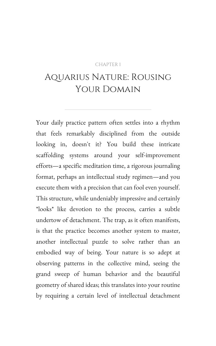 Aquarius: Daily Practice Activation: Secure Your Power interior preview