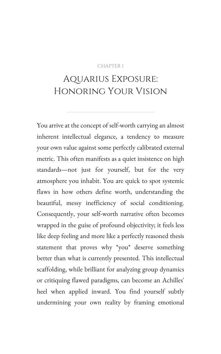 Aquarius: Self Worth Realization: Your Kingdom Catalyzed interior preview