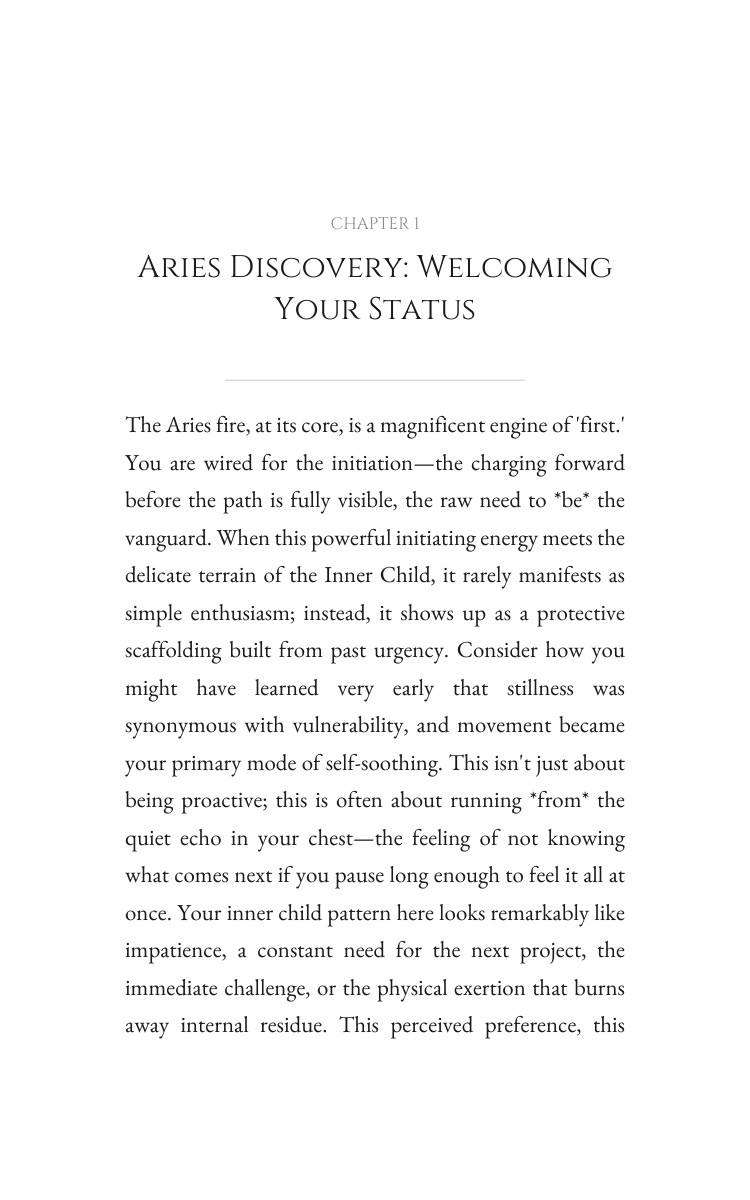Aries: Inner Child Transformation: Your Script Constructed interior preview