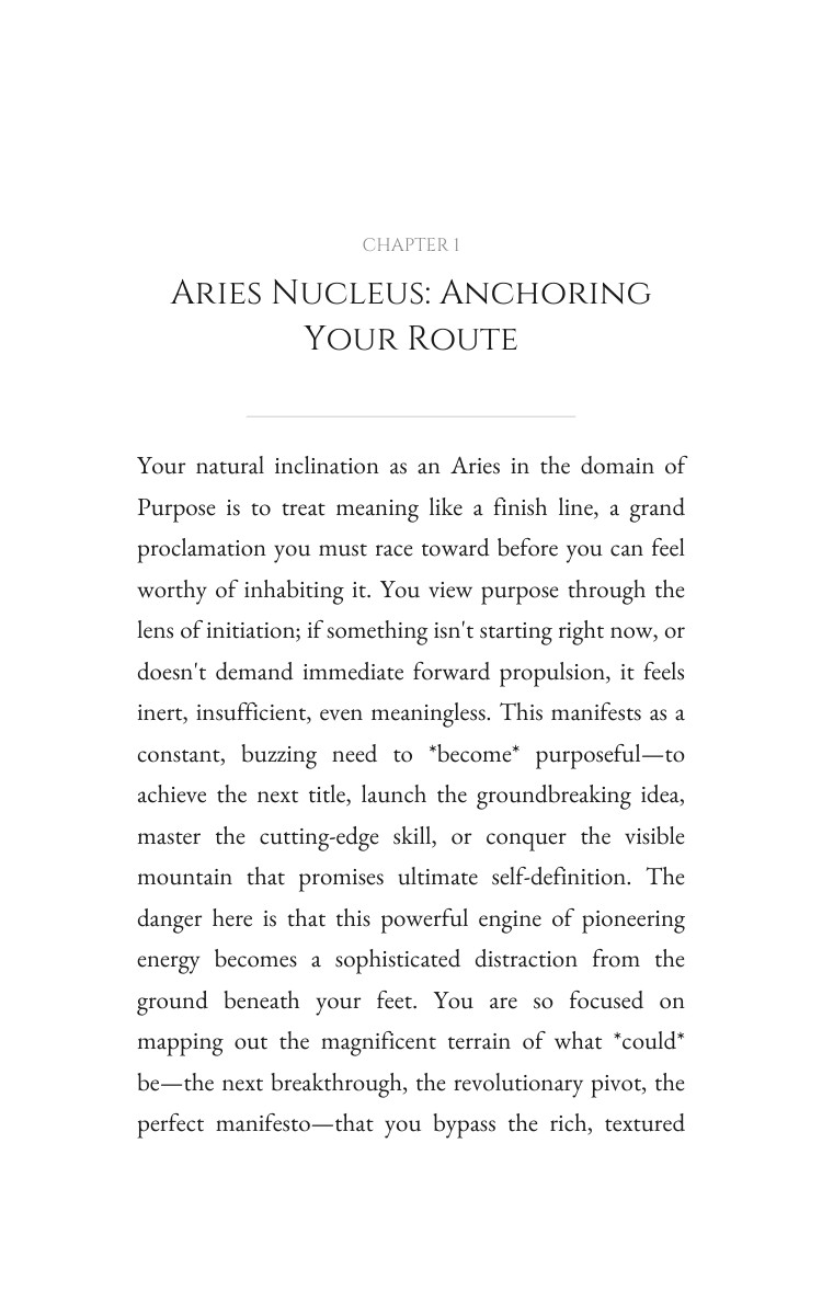 Aries Purpose Revolution: Command Your Shift interior preview