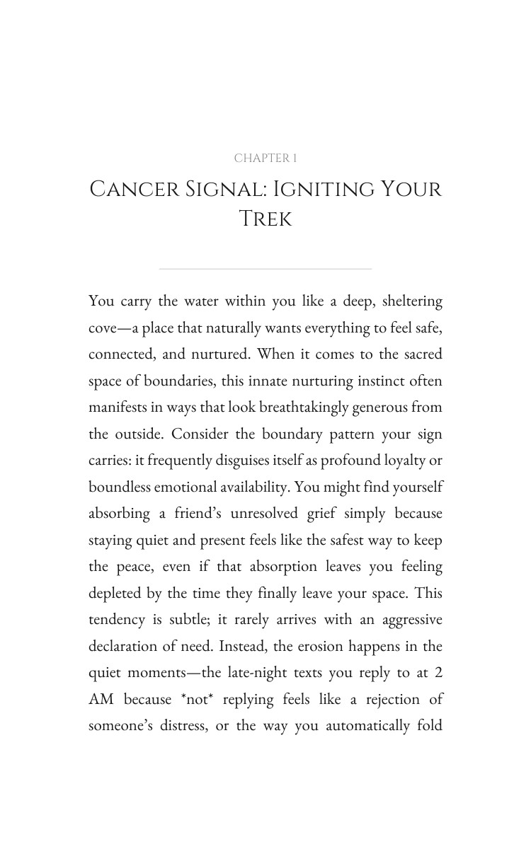 Cancer Boundaries Wisdom: Integrate Your Nature interior preview