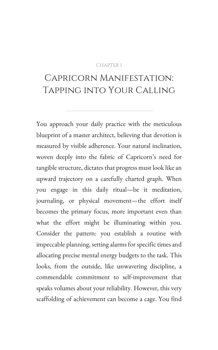 Capricorn: Daily Practice Fulfillment: Establish Your Realm interior preview