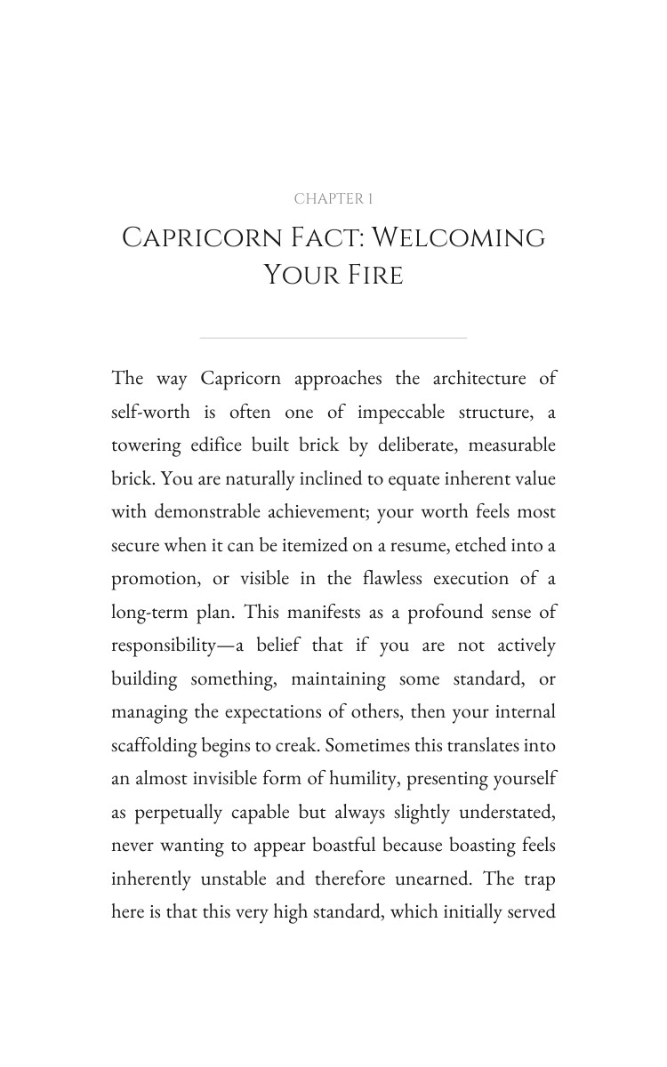 Capricorn Self Worth Method: Direct Your Purpose interior preview