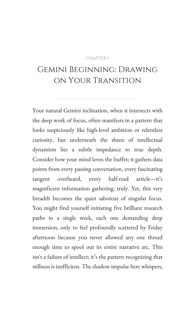 Gemini Focus: Complete Edition: Harness Your Art interior preview