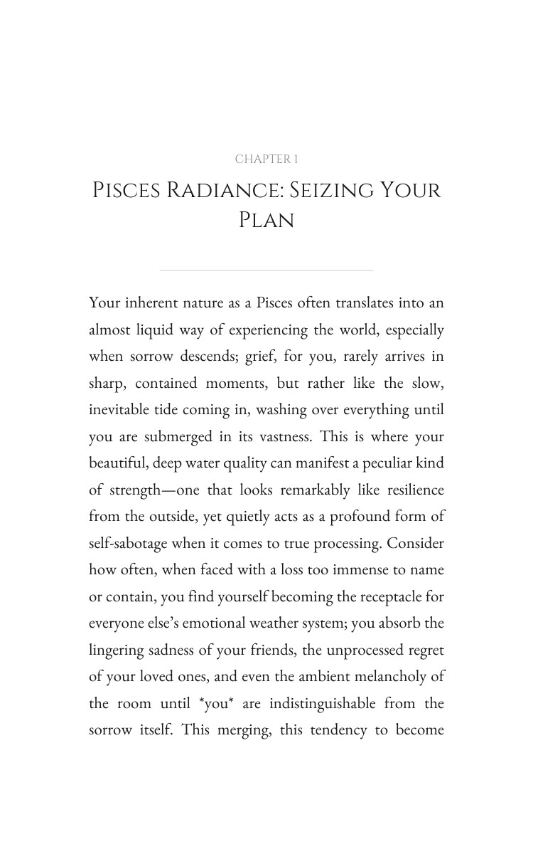 Grief Roadmap: Pisces: Your Adventure Blueprint interior preview