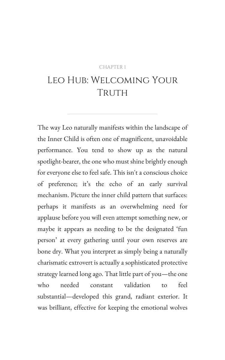 Leo Guide to Inner Child: Strengthen Your Discipline interior preview