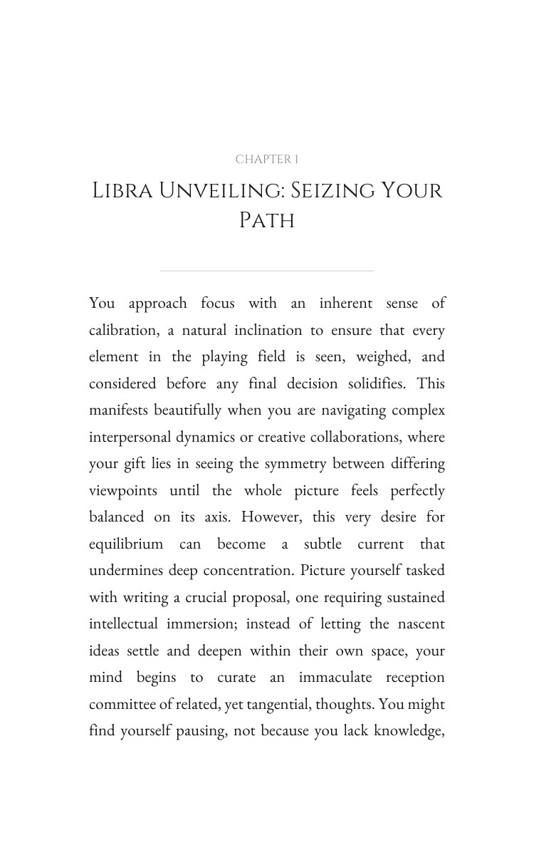 Libra Focus Atlas: Your Voyage Strengthened interior preview