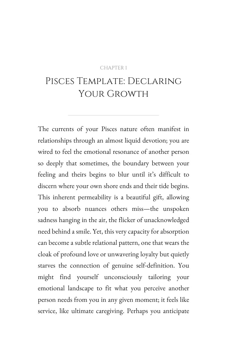 Pisces Relationships Keystone: Your Work Revealed interior preview