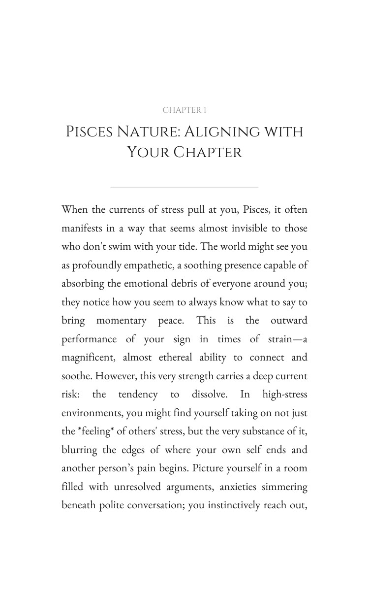 Pisces Stress: Strategic Guide: Your Existence Synthesized interior preview