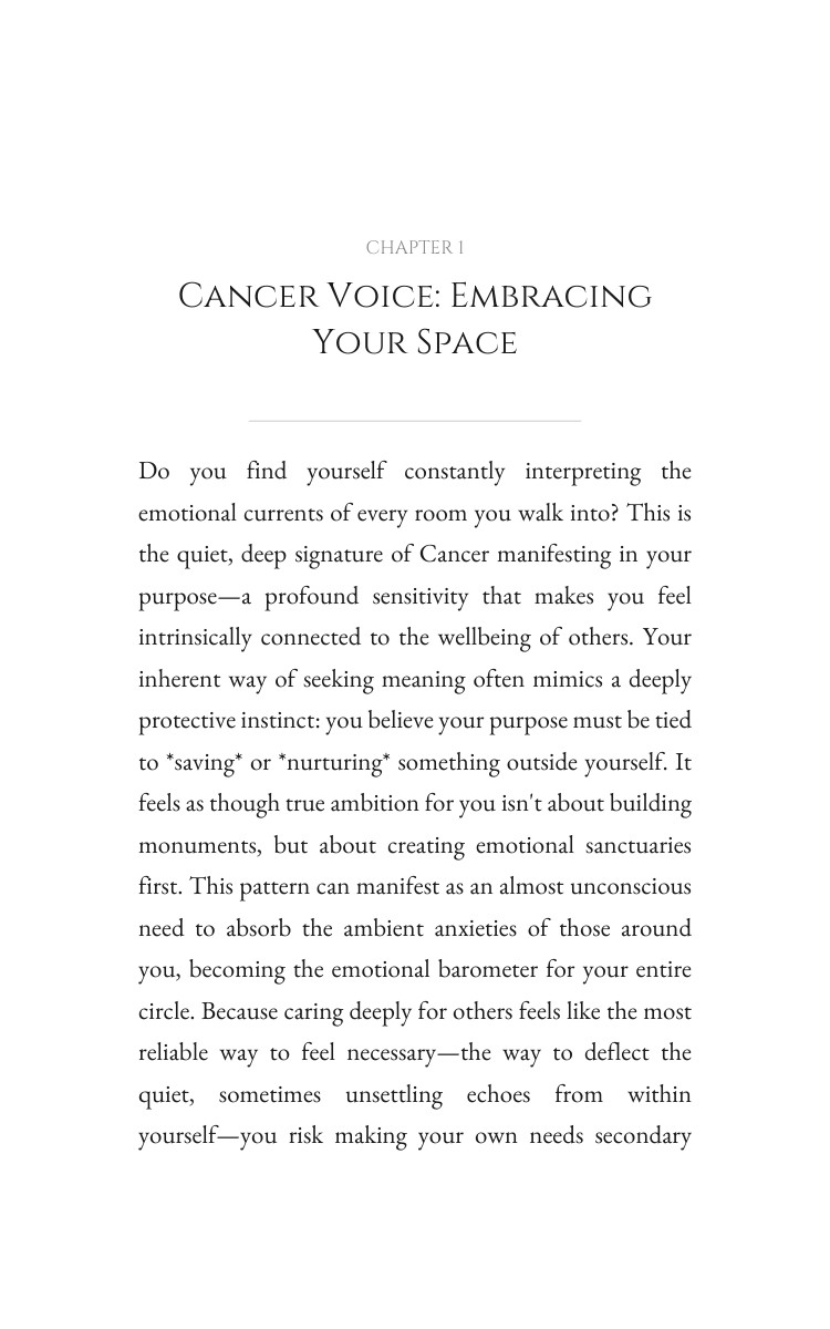 Purpose Framework: Cancer: Channel Your Potential interior preview
