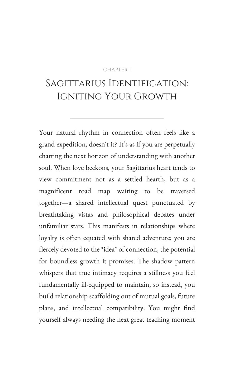 Sagittarius Way: Relationships: Your Journey Magnified interior preview