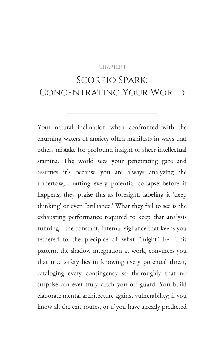 Scorpio Mastery: Anxiety: Your Method Strengthened interior preview