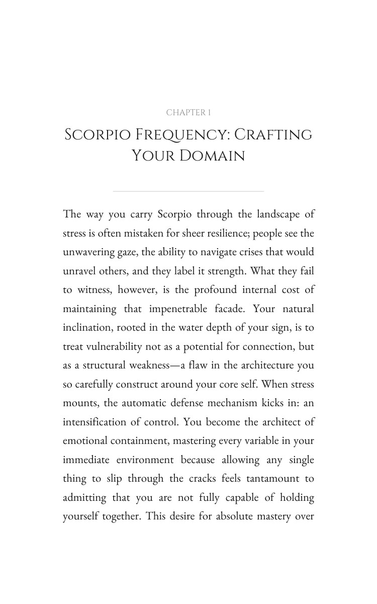Scorpio Stress Resource: Your Hunt Decoded interior preview