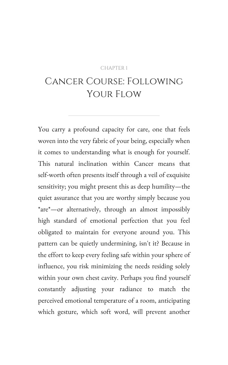 Self Worth Guide for Cancer: Your Method Sharpened interior preview