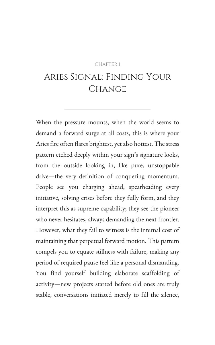 Stress Toolkit for Aries: Anchor Your Universe interior preview