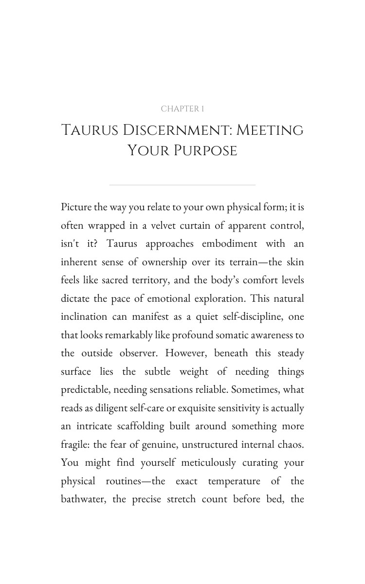 Taurus Body Awareness Integration: Your Metamorphosis Path interior preview