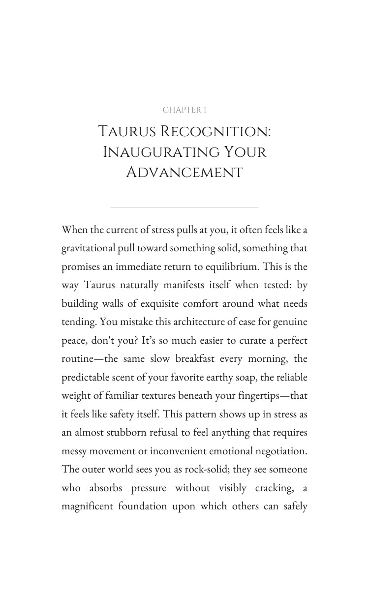 Taurus Stress: Complete Edition: Orchestrate Your Desire interior preview