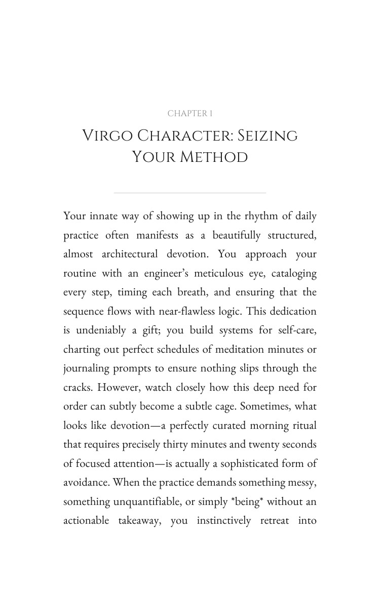 Virgo: Daily Practice Unlocked: Deepen Your Discipline interior preview