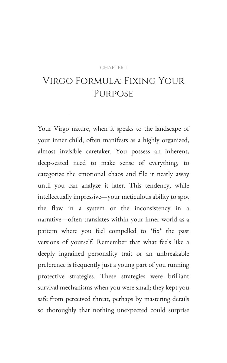 Virgo Inner Child System: Your Advancement Optimized interior preview