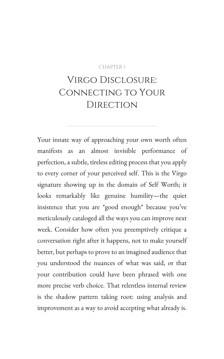 Virgo Self Worth Foundations: Transform Your Expression interior preview