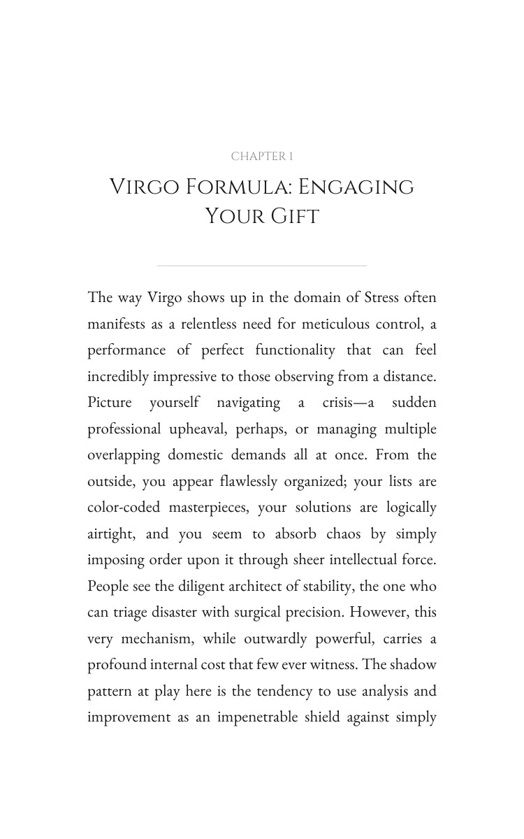 Virgo Stress Reference: Ground Your Direction interior preview
