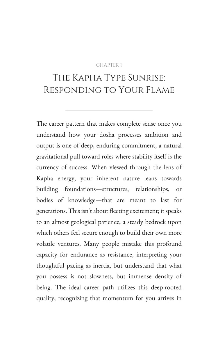 Career Playbook: Kapha Type: Your Desire Energized interior preview