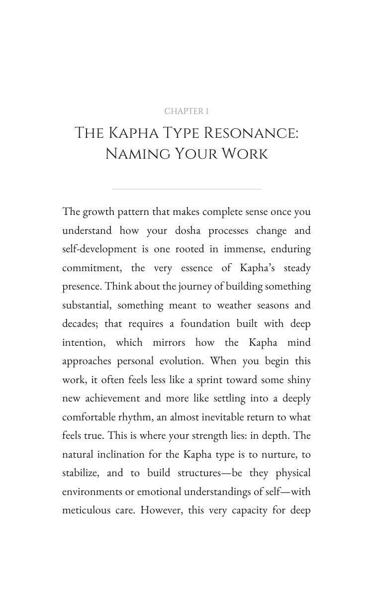 Kapha Type: Personal Growth Integration: Your Expedition Activated interior preview