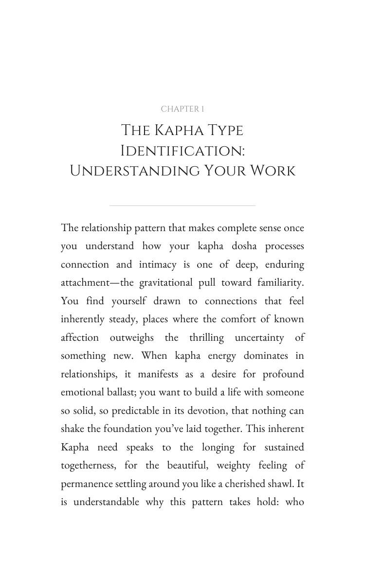 Kapha Type: Relationships Optimization: Elevate Your Talent interior preview
