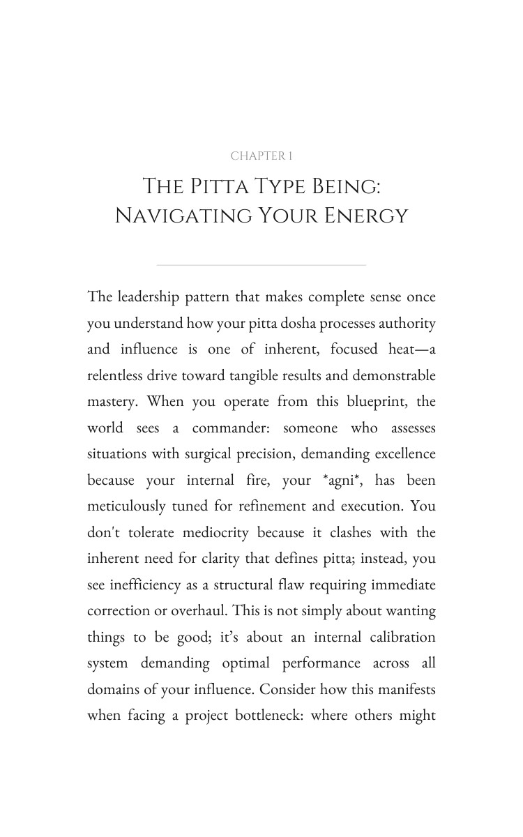 Leadership Protocol: Pitta Type: Elevate Your Status interior preview
