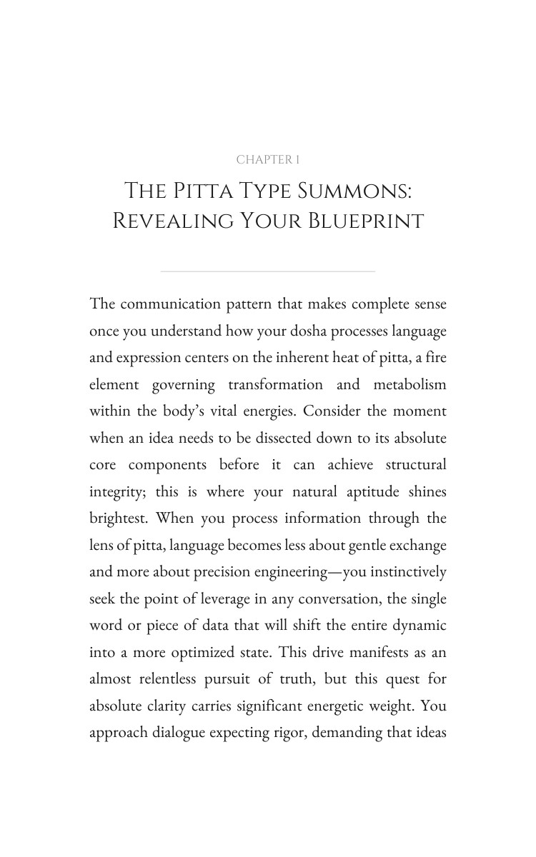 Pitta Type Communication Toolkit: Your Expression Actualized interior preview