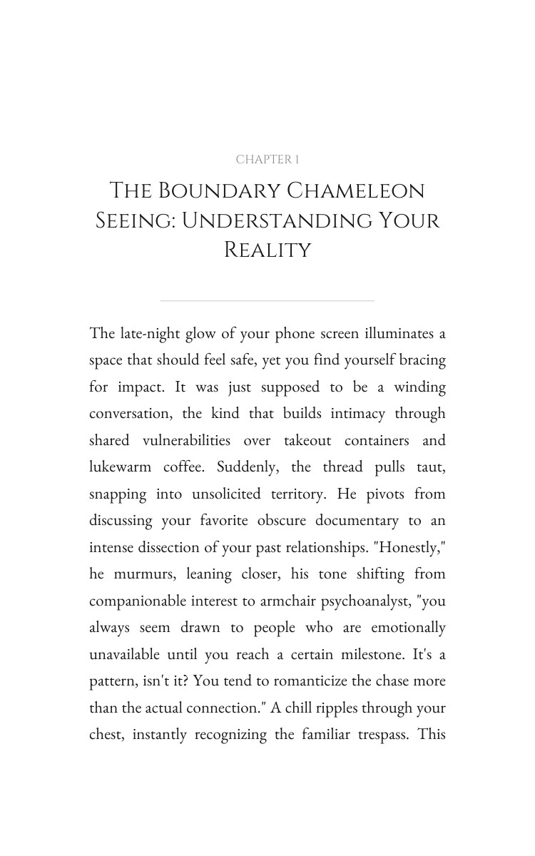Boundary Chameleon Dating: Practical Guide: Organize Your Voice interior preview