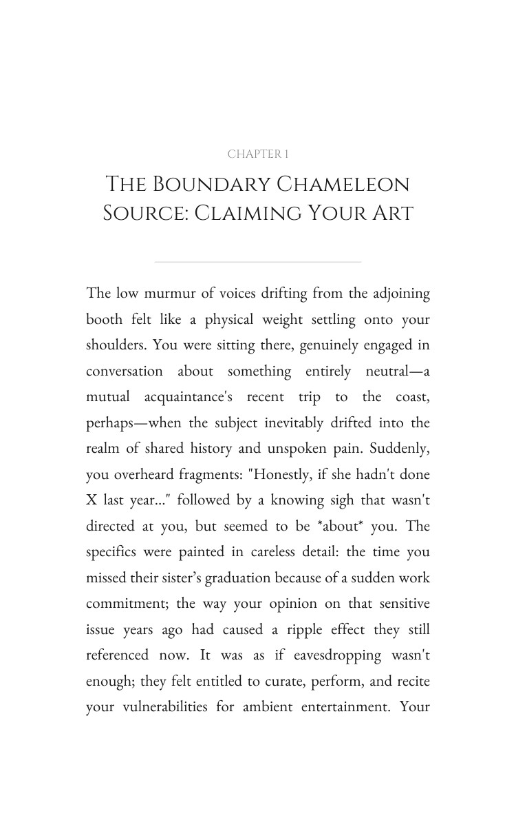 Boundary Chameleon Friendship Framework: Orchestrate Your Art interior preview