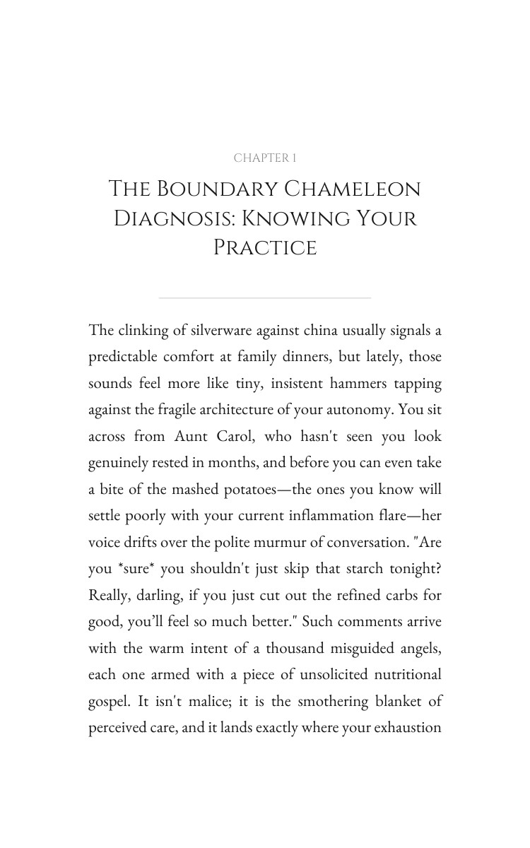 Boundary Chameleon Mastery: Chronic Illness: Your Mastery Energized interior preview