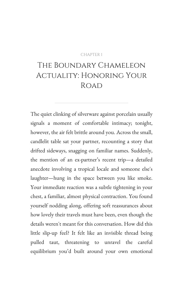 Boundary Chameleon Romantic Relationships Success Guide: Your Way Unleashed interior preview