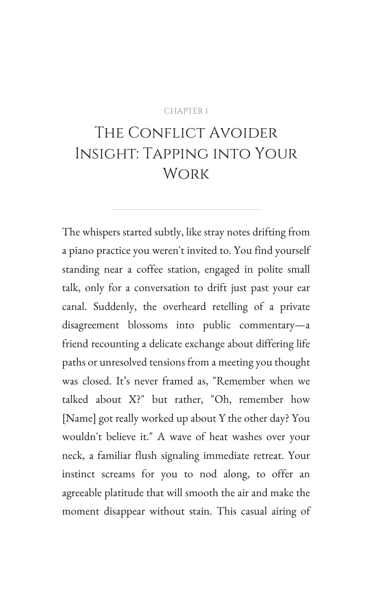 Conflict Avoider Conflict Resolution Protocol: Your Expression Embodied interior preview