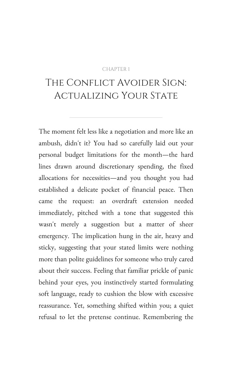 Conflict Avoider Financial Playbook: Your Approach Actualized interior preview