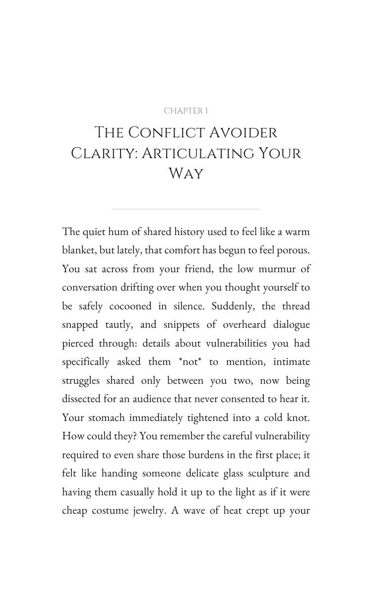 Conflict Avoider Friendship Playbook: Your Trek Focused interior preview