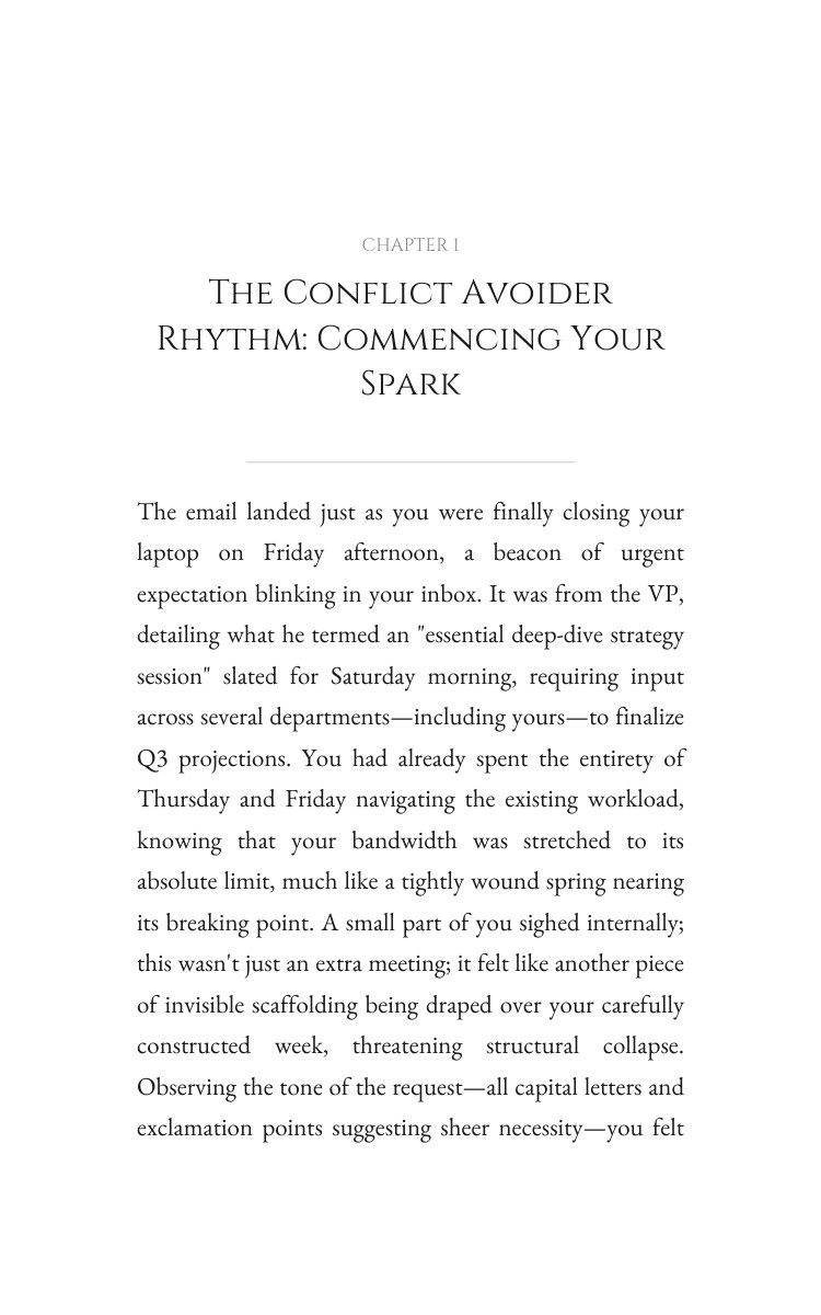 Conflict Avoider: Leadership Ascension: Your Quest Transcended interior preview