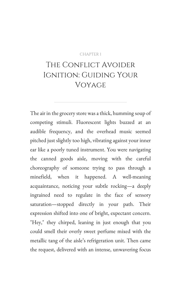Conflict Avoider Neurodivergence System: Your Approach Unleashed interior preview