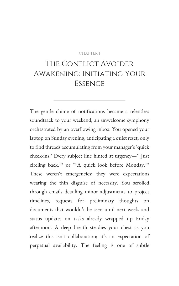 Conflict Avoider Workplace Primer: Your Capacity Sharpened interior preview
